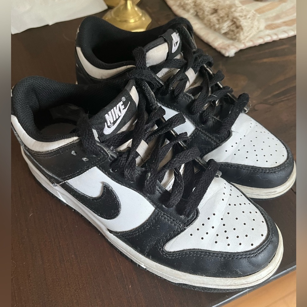 Nike Panda Dunks, size 5y or 6.5 women’s